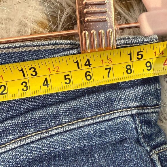 Citizens of Humanity Jeans Rocket Crop High Rise Skinny Raw Hem Stretch - Picture 7 of 9